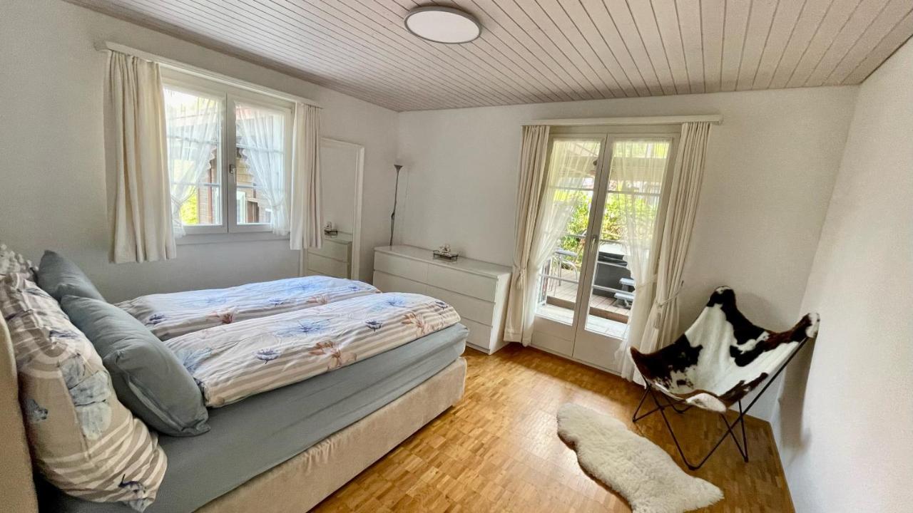 The Swiss Paradise 2 Apartment With Garden, Whirlpool, And Mountain Panorama Wirzweli Exterior photo