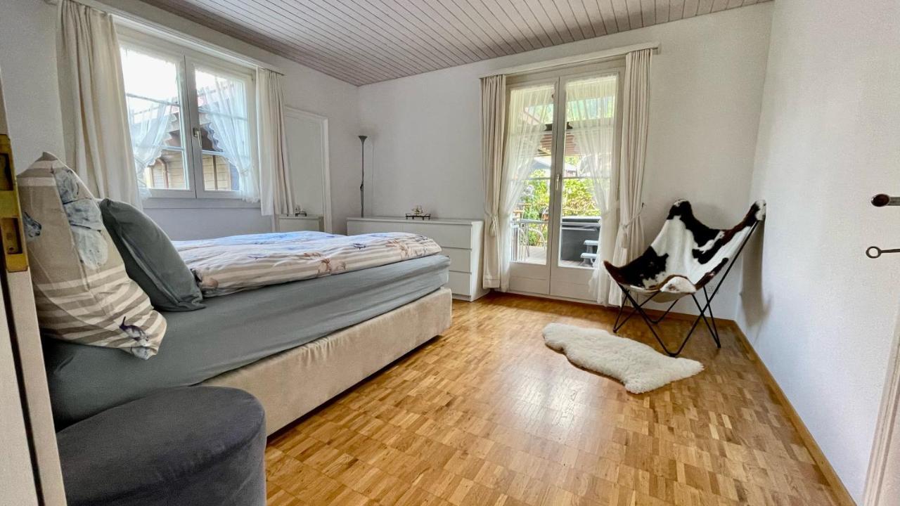 The Swiss Paradise 2 Apartment With Garden, Whirlpool, And Mountain Panorama Wirzweli Exterior photo
